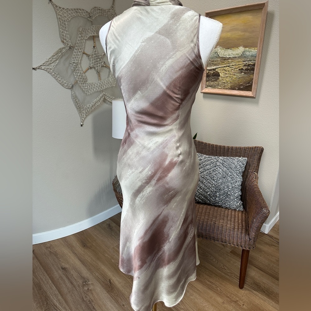 Retro 30s 40s Fitted midi dress SZ 2-4 - Picture 3 of 12
